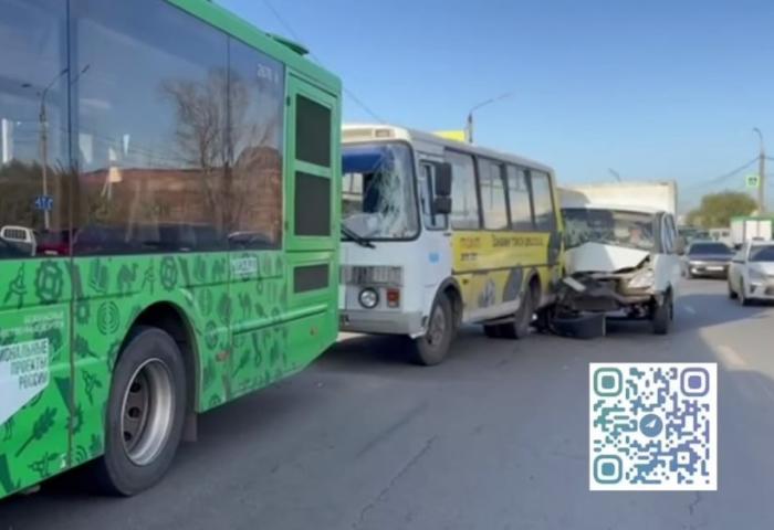 В Копейске при ДТП пострадал пассажир автобуса